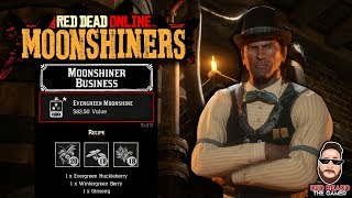 💥BEST LOCATIONS💥 for Evergreen Moonshine INGREDIENTS in Red Dead Online Gensing Huckleberry [upl. by Ellivro]