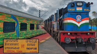 HYDERABAD to HADAPSAR PUNE  Train Journey Highlights  AUG 2021 [upl. by Anselme]