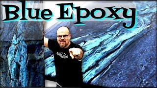 How To Transform Epoxy into Blue Granite [upl. by Ahselet]