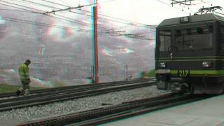 3D HD anaglyph of the Swiss Alps Jungfraujoch and Grindelwald [upl. by Carling216]