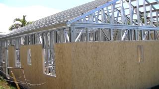 Maisons ossature métallique  video chantier 2  Les maisons besteel [upl. by Kevina]