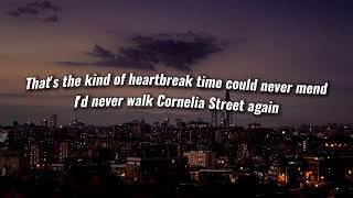 Taylor Swift  Cornelia Street Lyrics Video [upl. by Martelli180]