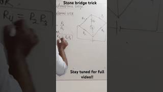 Current Electricity  Wheatstone bridge Bridge circuit  Short Trick  Class 12  NEET  JEE 12th [upl. by Atilemrac765]