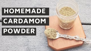 How to Make Cardamom Powder at Home  Elaichi Powder [upl. by Nylesaj]