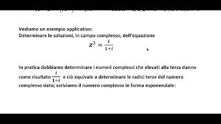 forma esponenziale dei numeri complessi [upl. by Enajiram566]