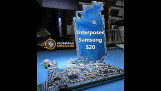 Separar interposer samsung s20 g981b g980f reballing [upl. by Airrotal234]