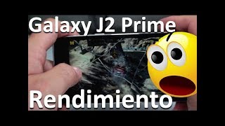 Samsung Galaxy J2 Prime Rendimiento Velocidad y Prueba de Juegos [upl. by Nauqaj]