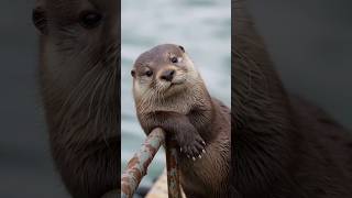 Happy little otter cuteanimals [upl. by Ekaterina]