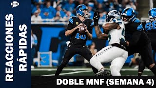 ¡Partidazo entre Lions y Seahawks  Reacciones Rápidas MNF Semana 4 [upl. by Glenna]