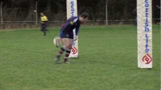 DARREN CLAPPERTON TRY v HAWICK YM  291212 [upl. by Krystalle]