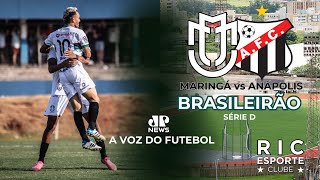 AOVIVO  Maringá FC 0 4 x 5 0 Anápolis  DECISÃO na Série D  Jovem Pan News [upl. by Yacov]