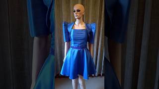 Blue Dress  Modern Filipiniana Dress [upl. by Bowers498]