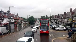 ROUTE VISUAL  REAR Metroline Route 245  Golders Green to Alperton Sainsburys [upl. by Nnaul905]