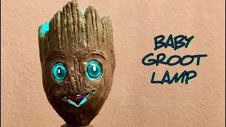 Baby Groot Beton Lampe  Guardians of the Galaxy 2 Lampe  DIY [upl. by Chinua]