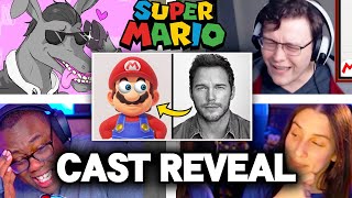 All Reactions to Mario Movie Cast Reveal crazy [upl. by Valley33]