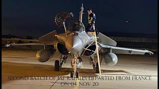 The second batch of three Rafale aircraft arrived in India today [upl. by Droffilc649]