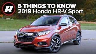 2019 Honda HRV Sport Five things you need to know [upl. by Eekram]