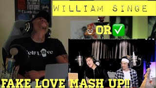 William Singe amp Alex Aiono Fake Love Broccoli Caroline REACTION [upl. by Montagna]