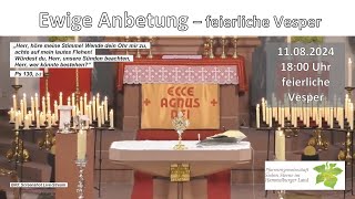 Gottesdienst 11082024 Stadtpfarrkirche Hammelburg [upl. by Blanding547]