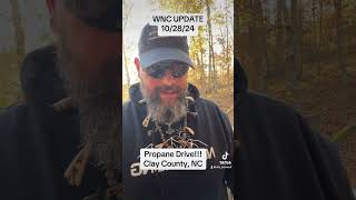 PROPANE DRIVE in Clay County NC westernnc appalachianstrong disasteralerts [upl. by Adirf825]