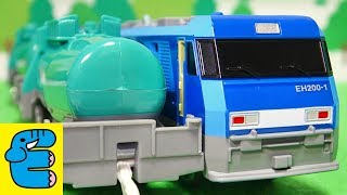 プラレール EH200ブルーサンダー改造 タンク車 貨物列車 Plarail Upgrade Freight Train EH200 Blue Thunder English Subs [upl. by Naxela]