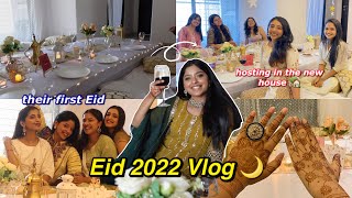 Eid 2022 Vlog 🌙 hosting in the new house  Alfiya Karim Khan [upl. by Renba]