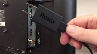 Roku Stick Connecting to Your TV [upl. by Adimra]