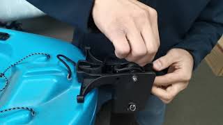 Kayak Rudder System  Elite Rudder Tail Installation Only [upl. by Animsaj]