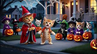 Halloween story 🎃🎃 halloween halloween2024 tiktok cat ai cute catlover [upl. by Nuahsar]