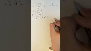 How to compare roots maths mathematics algebra exam [upl. by Furey299]