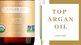 TOP 10 BEST ARGAN OIL 🛒 Amazon 2020 [upl. by Ylrebmi]