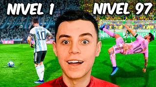 Goles IMPOSIBLES de Messi Nivel 1 a Nivel 100 [upl. by Adnalor548]