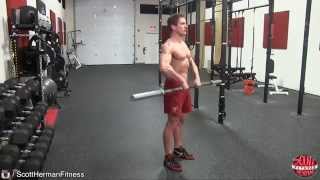 How To Barbell Upright Row [upl. by Erdnaed]