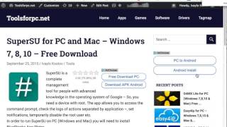 SuperSU app for PC  Windows  Mac  Free Download [upl. by Nedearb]