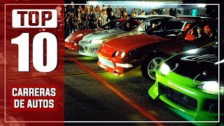 Las 10 Mejores Películas sobre CARRERAS de AUTOS 🚗 [upl. by Meit661]