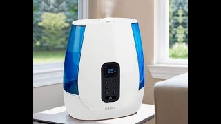 HoMedics Total Comfort Ultrasonic Humidifier Costco  HOW TO Unbox and Set up [upl. by Bailie]