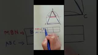 Moins D’une Minute Pour Comprendre Le Théorème de Thalès Shorts [upl. by Anauqahs]