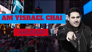 Am Yisrael Chai l Gad Elbaz l LIVE in Times Square [upl. by Eilyab819]