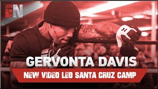 NEW VIDEO ALERT Gervonta Davis IN CAMP FOR Leo Santa Cruz  EsNews Boxing [upl. by Annil]