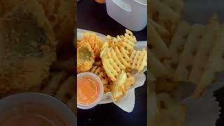 poboy shrimp cajunburger festival fypシ゚viral foodie grwm youtubefood [upl. by Erroll7]