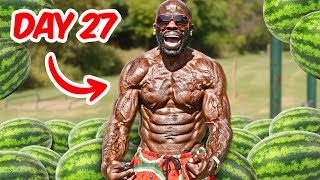 I Ate Only Watermelon for 27 Days Fast Detox Digestive Reset Spiritual Awakening [upl. by Nobe]