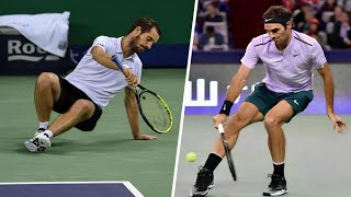 Federer Dismantles Gasquet  The Battle of The OneHanded Backhands [upl. by Alyse]