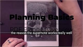 Planning Basics Supernote PDF Planners [upl. by Ty]