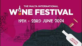 Malta International Wine Festival 2024  Join The World Of Wine [upl. by Nylaehs]