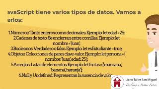 Variables y tipos de variables en Java script [upl. by Neeka]