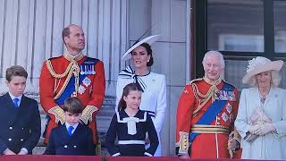 Trooping the Colour 2024 Fly pass by RAF [upl. by Sivraj]