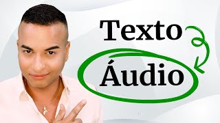 Como converter uma APOSTILA de TEXTO em ÃUDIO Tutorial de Audiobook [upl. by Narcis]