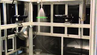 Drop Size Analyzer Demonstration in Spray Containment Booth [upl. by Arama]