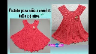 Como teji sueter abierto a crochet en talla 6 8 10 y 12 años paso a paso parte 1 [upl. by Publus700]