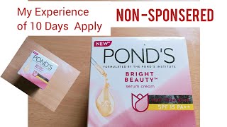 PONDS Bright Beauty Serum Cream l Spotless Glowskincare ponds [upl. by Haisoj]